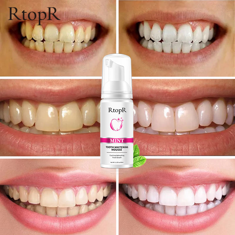 RtopR Teeth Whitening Oral Hygiene Mousse Toothpaste