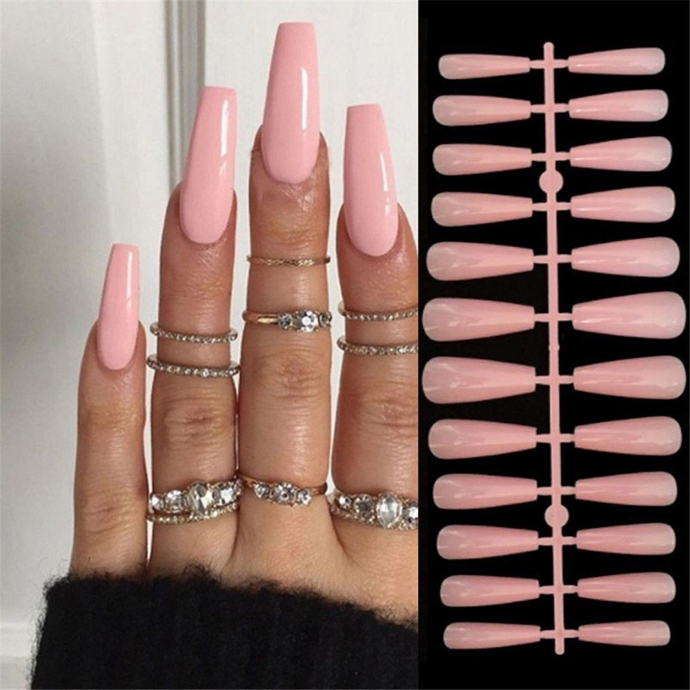 24Pcs Press On Nails Wearable Fake Nails