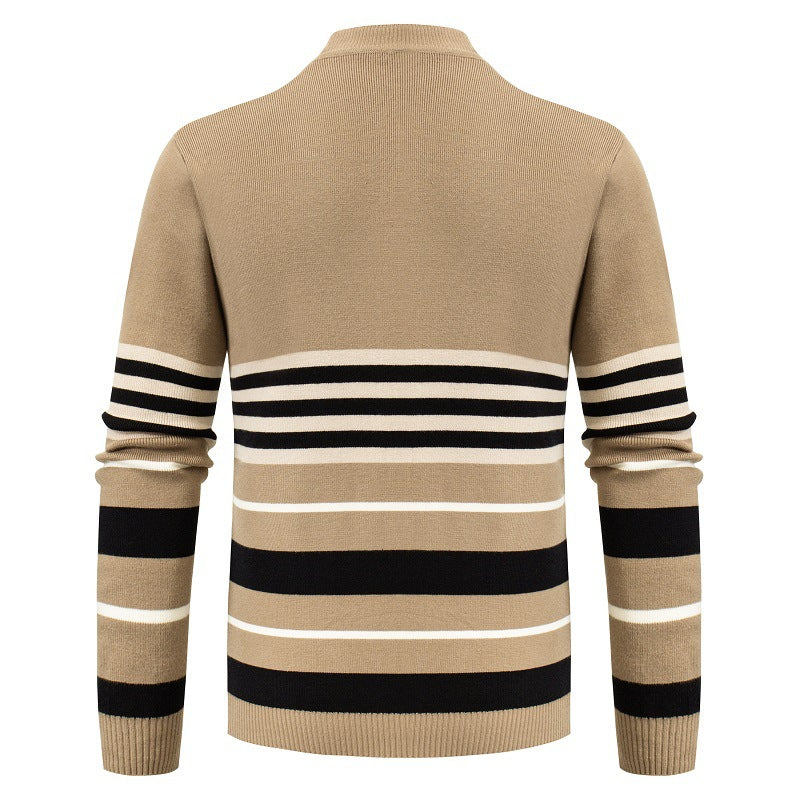 Men's Knit Cardigan Fashion Jacket Knitwear Outer Sweater Men
