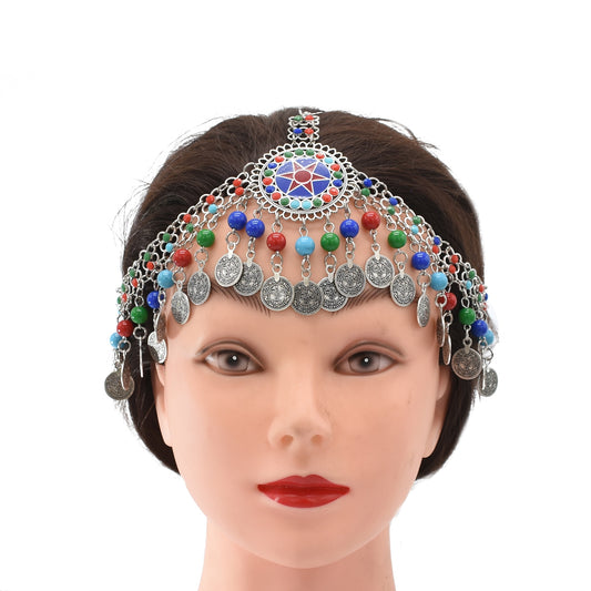 Afghan Coin Tassel Headbands Jewelries
