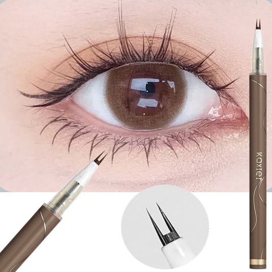 Ultra-thin 2 Fork Tip Liquid Eyeliner Lower Eyelash Pen
